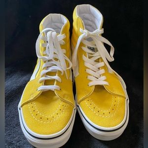 Vans - Men’s 6.5 Women’s 8 Yellow hightops